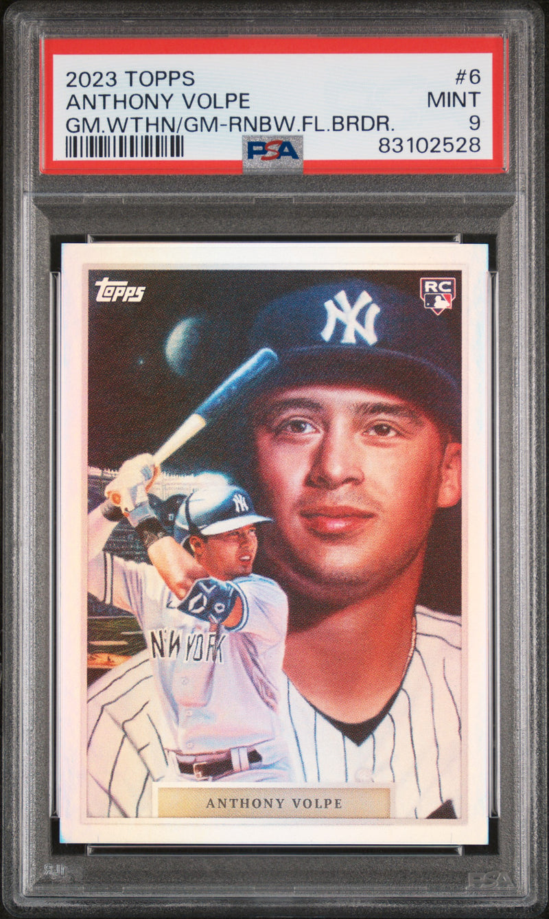 Anthony Volpe PSA 9 2023 Topps Game Within Game #6 Rookie Card Rainbow 75/99