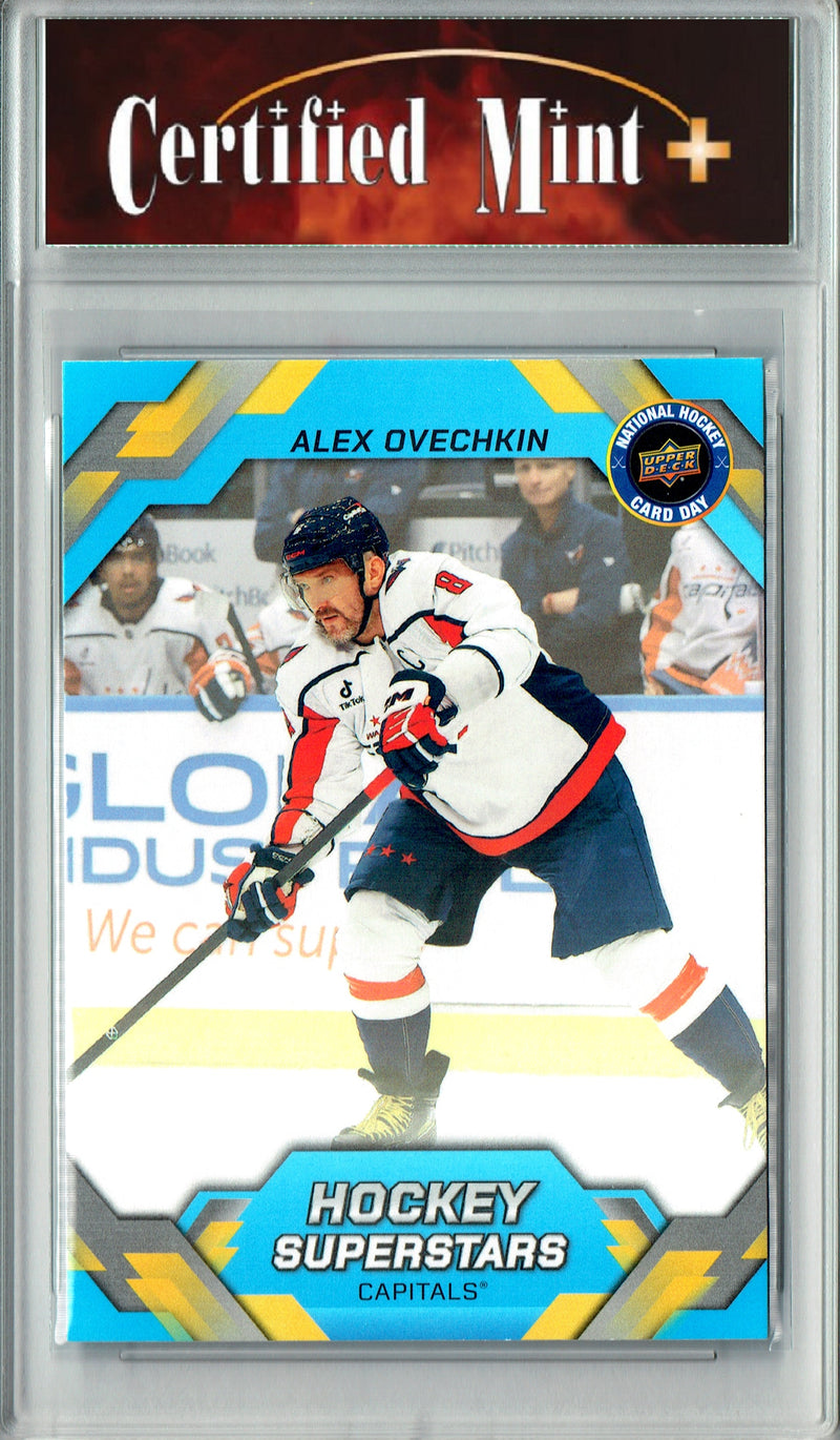 Alex Ovechkin Trading Card 2026 Upper Deck #NHCD-11 National Hockey Card Day, Certified Mint+ Condition, Washington Capitals Hockey