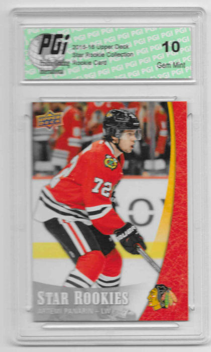 Artemi Panarin 2015-16 Upper Deck Star Rookies #5 Rookie Card PGI 10