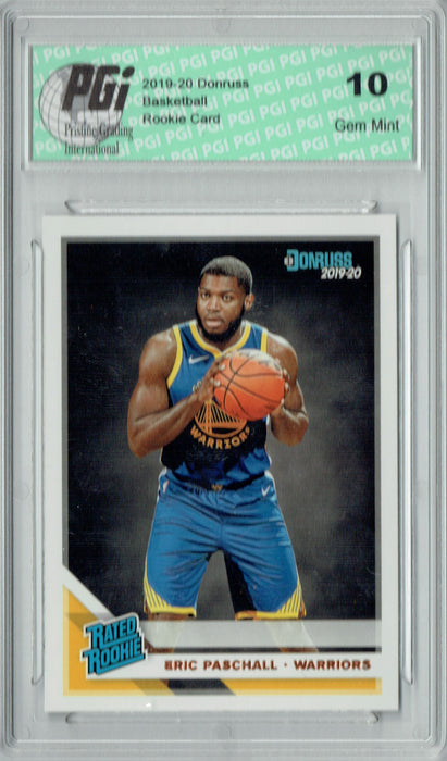 Eric Paschall 2019 Donruss Basketball #238 Gem Mint Rookie Card PGI 10