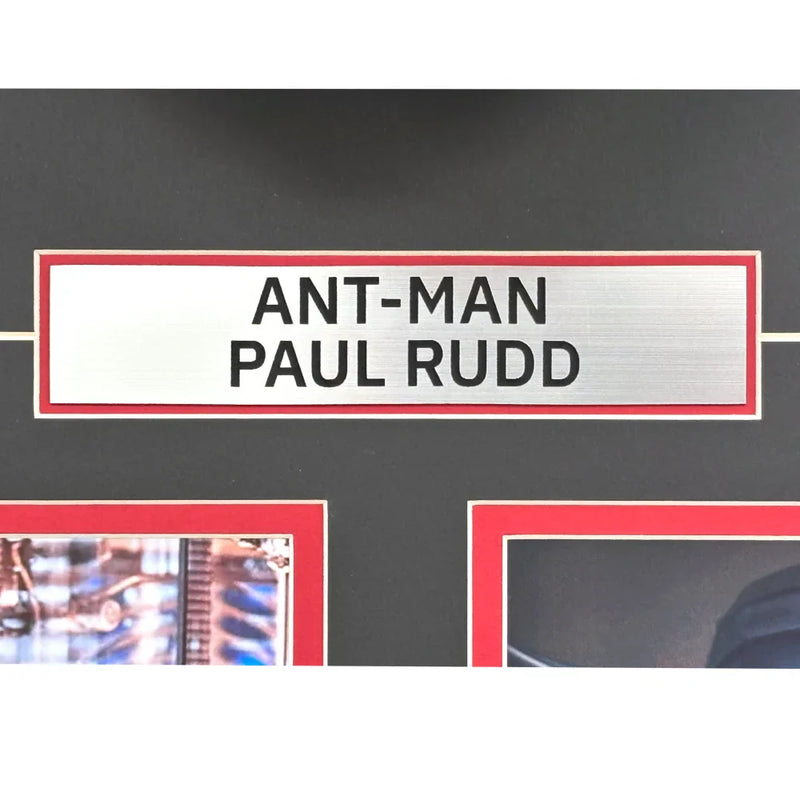 Paul Rudd Signed Ant Man Mask Framed Beckett COA Marvel Autographed BAS