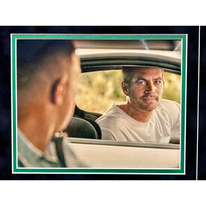 Paul Walker Autographed Fast & the Furious Dvd Framed Collage JSA COA Signed Photo