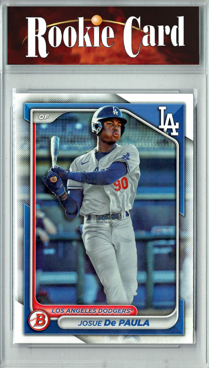 Josue De Paula Rookie Card 2024 Bowman #BP-12 0, Certified Mint+ Condition, Los Angeles Dodgers Baseball
