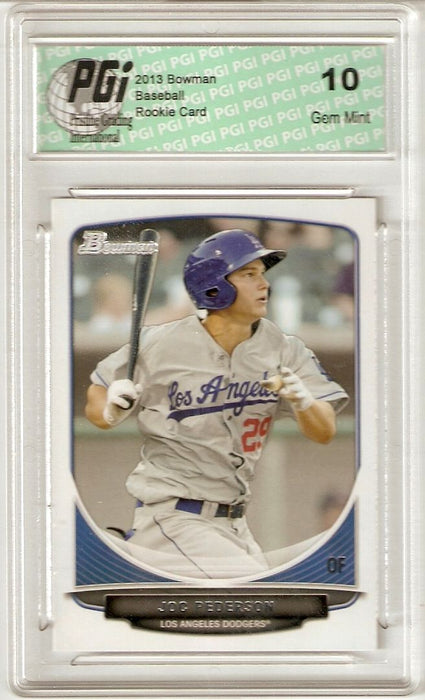 Joc Pederson 2013 Bowman #TP-13 Dodgers Rookie Card PGI 10