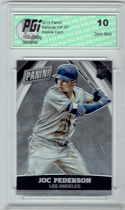 Joc Pederson 2015 Panini National VIP SP Rookie Card #71 PGI 10