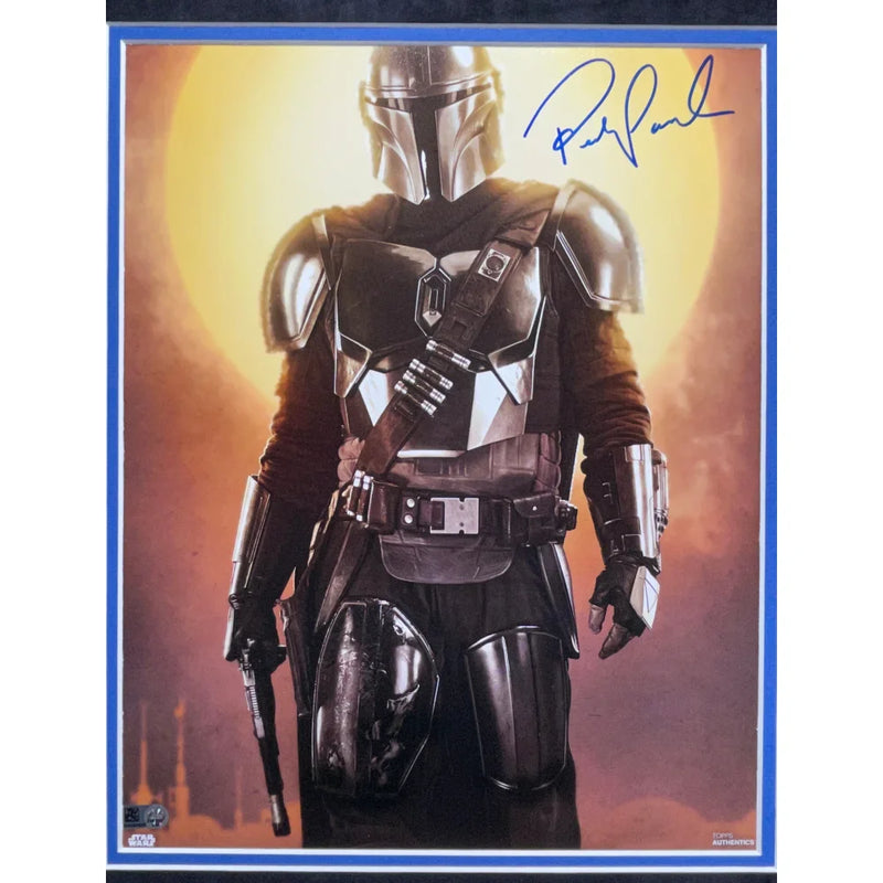 Pedro Pascal Autographed "The Mandalorian" 11x14 Photo Framed Topps COA Signed