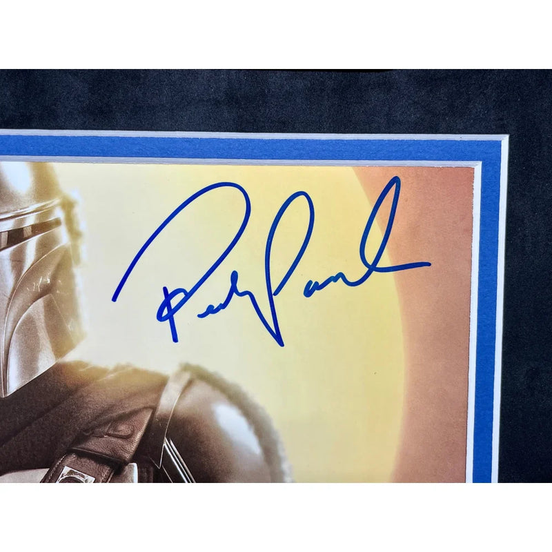 Pedro Pascal Autographed "The Mandalorian" 11x14 Photo Framed Topps COA Signed