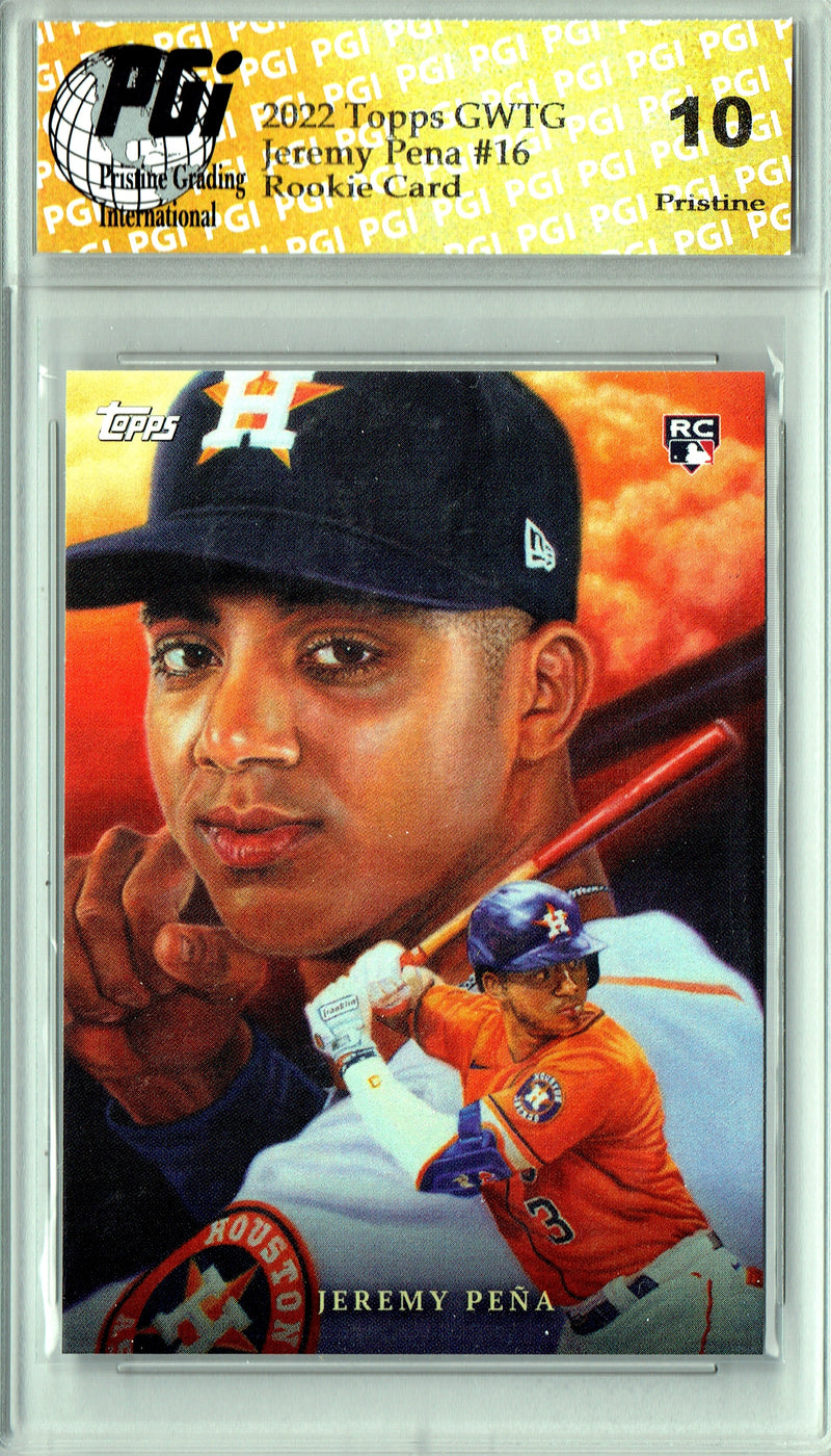 Jeremy Pena 2022 Topps Game Within the Game #16 PRISTINE Rookie Card PGI 10