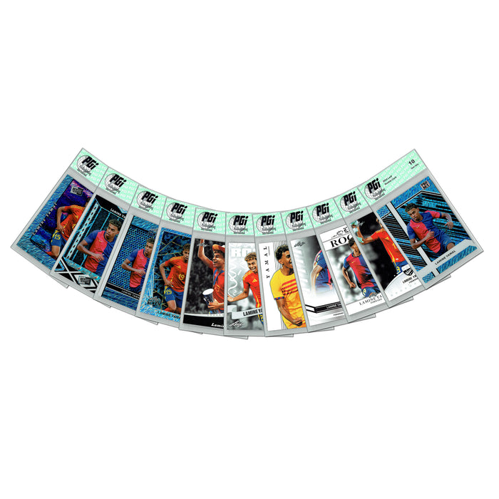 LOADED! Lamine Yamal Collector's Box: 4 PGI 10 Rookie Cards Leaf HYPE Vaunted