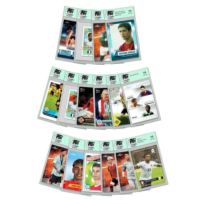 LOADED! Soccer Collector's Box: 4 PGI 10 Rookie Cards & Rarities - Messi, Lamine Yamal, Ronaldo, Pele, Kylian Mbappe & More