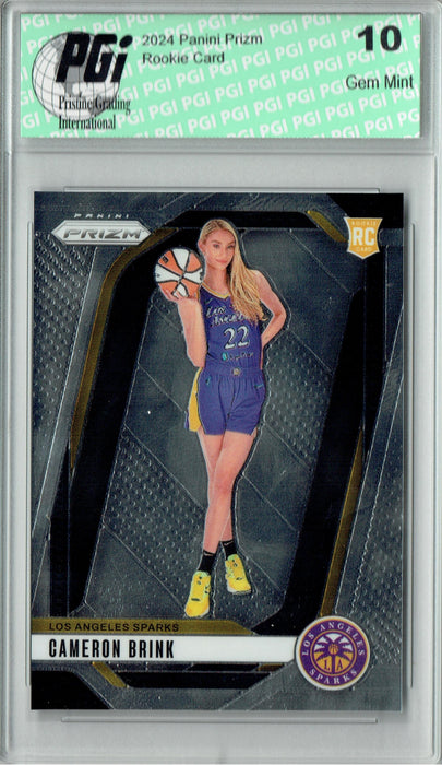 Cameron Brink 2024 Panini Prizm #143 Sparks Rookie Card PGI 10