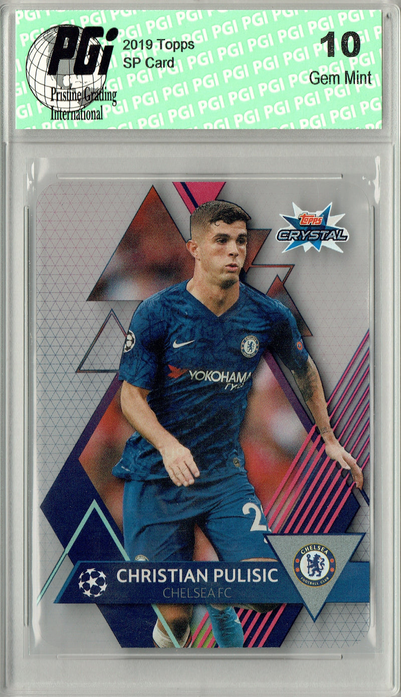 Christian Pulisic 2019 Topps Crystal #48 Acetate Parallel Rare Trading Card PGI 10