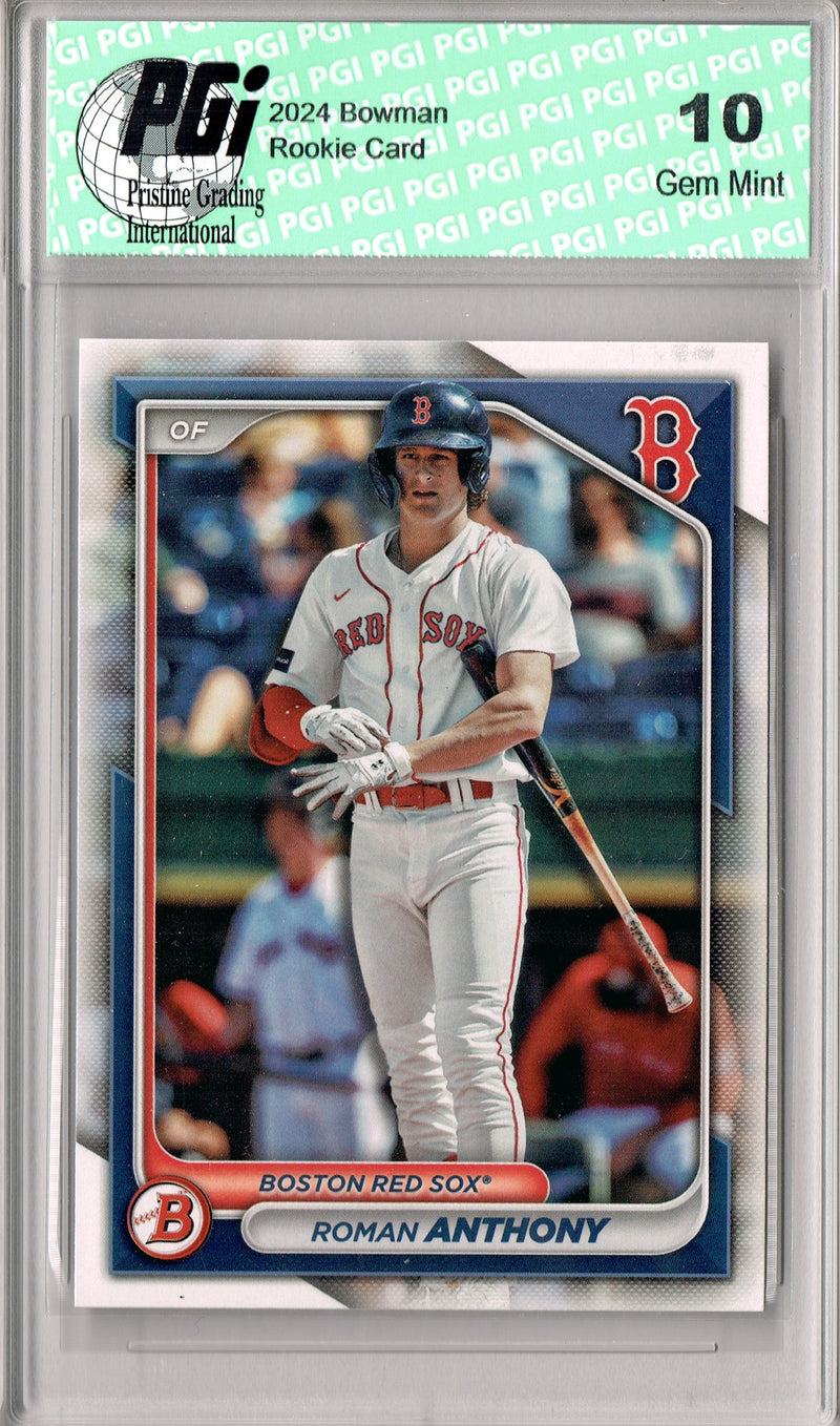 Roman Anthony 2024 Bowman #BP-22 Rookie Card PGI 10