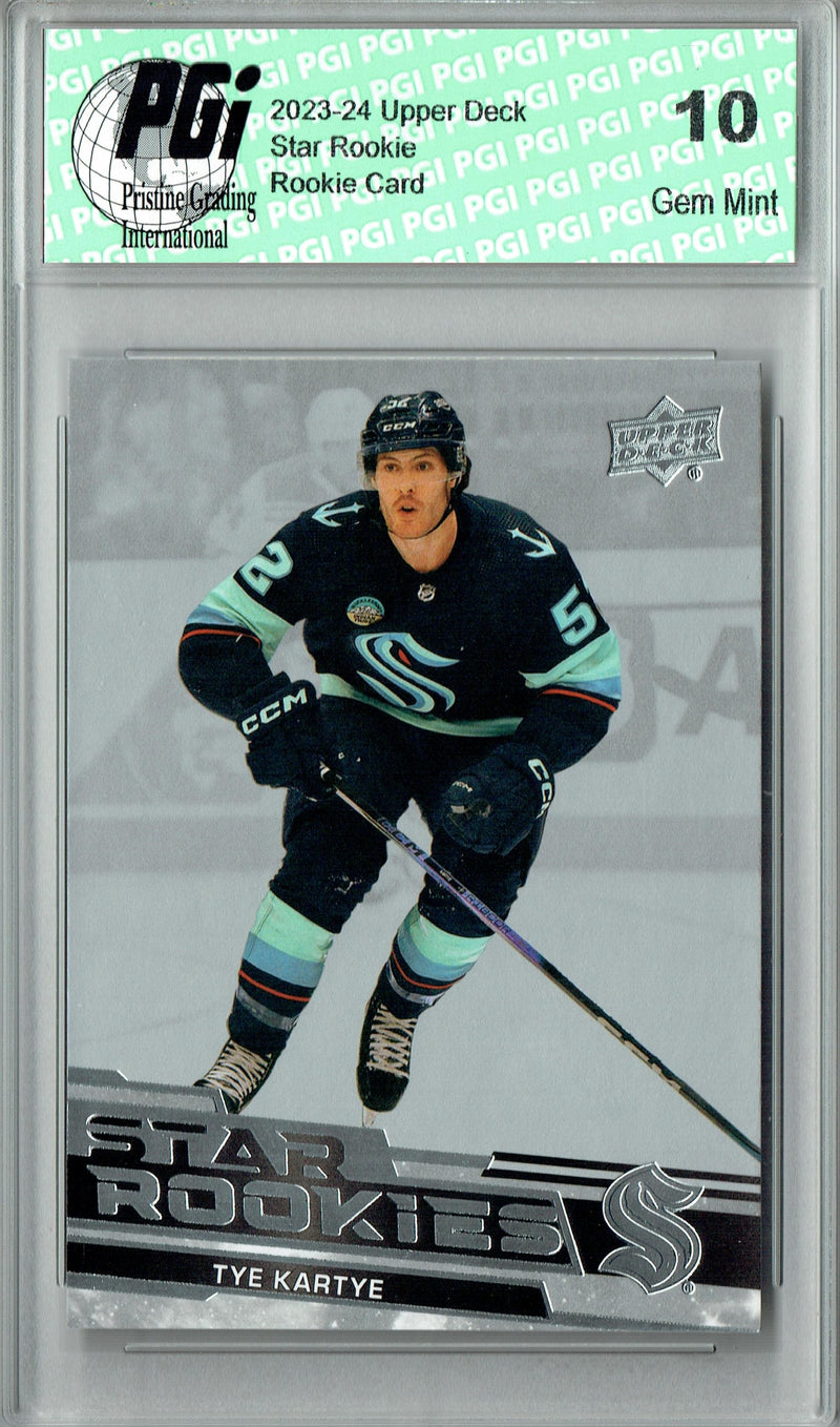 Tye Kartye 2023-24 Upper Deck #22 Star Rookies Set Rookie Card PGI 10
