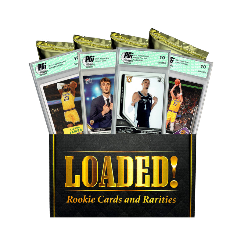 LOADED! Lock Basketball Collector's Box: 4 PGI 10 Rookie Cards - Victor Wembanyama, Cooper Flagg, LeBron James, Luka Doncic