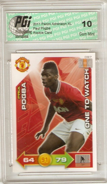 2014 Panini Adrenalyn XL Rookie Card #64 Paul Pogba PGI 10