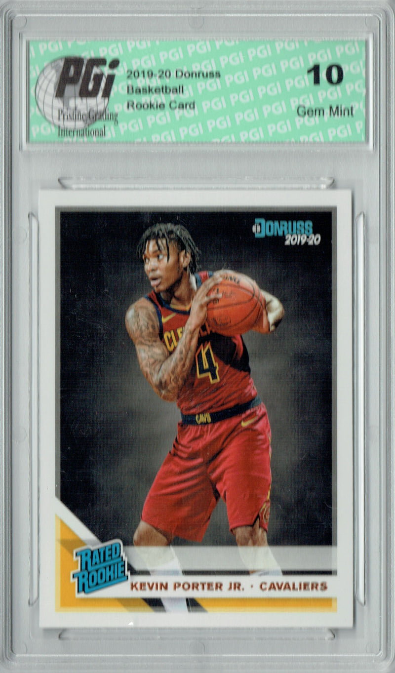 Kevin Porter Jr. 2019 Donruss Basketball #228 Gem Mint Rookie Card PGI 10