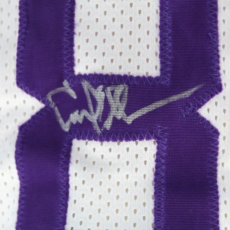 Purple People Eaters Autographed Minnesota Vikings White Jersey BAS COA Signed