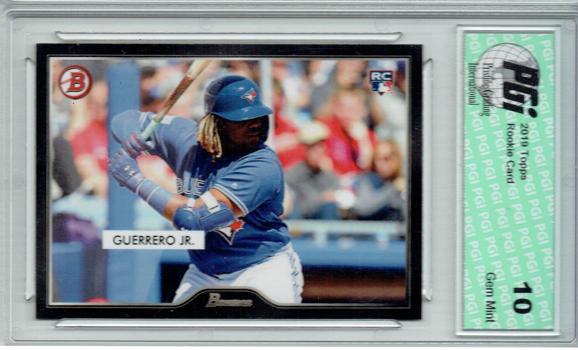 Vladimir Guerrero Jr. 2019 Topps #1 55 Bowman SP 2500 Made Rookie Card PGI 10