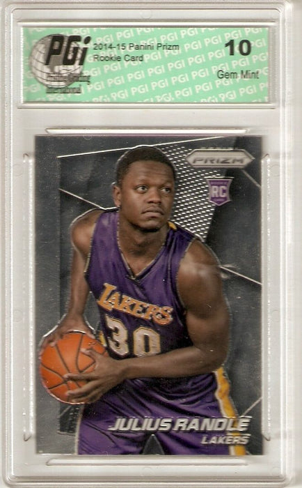 2014 Panini Prizm Chrome Rookie Card #257 Julius Randle PGI 10