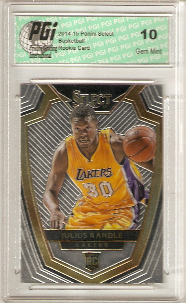2014 Panini Select Rookie Card #150 Julius Randle PGI 10