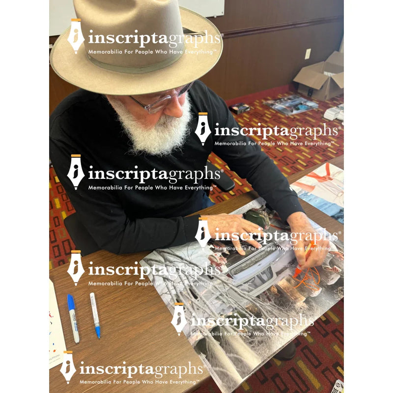 Randy Quaid Autographed Christmas Vacation Shitter's Full 16x20 Photo Framed JSA