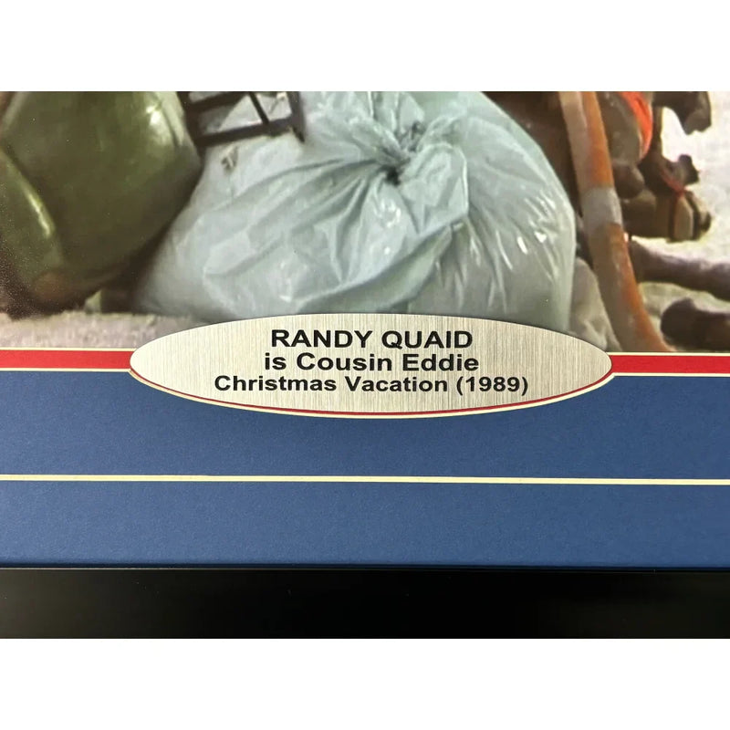 Randy Quaid Autographed Christmas Vacation Shitter's Full 16x20 Photo Framed JSA