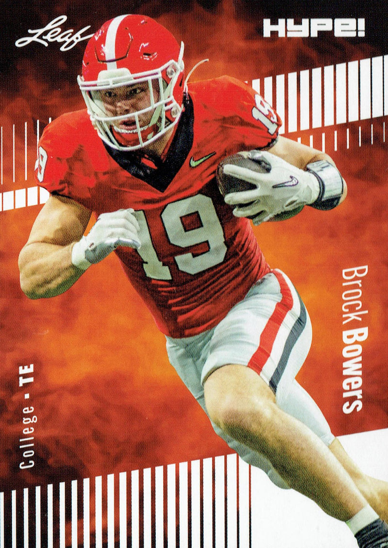 Mint Brock Bowers 2023 Leaf HYPE #104 Just 5000 Ever Made Las Vegas Raiders Rookie Card