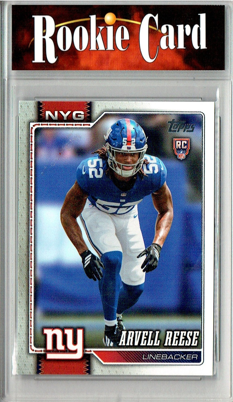 Arvell Reese Rookie Card 2026 Topps #346 Flagship, Certified Mint+ Condition, New York Giants Football