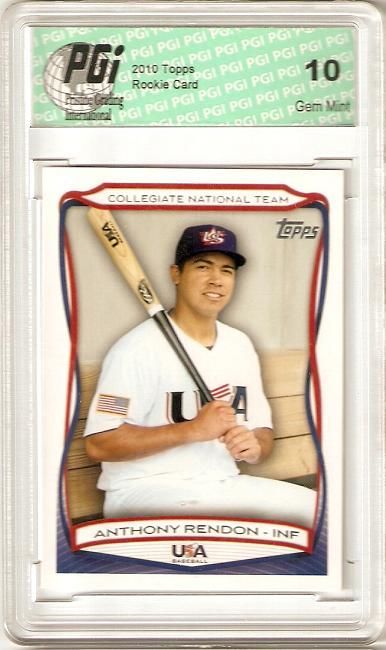 Anthony Rendon 2010 Topps #USA-44 Rookie Card PGI 10