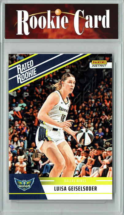 Certified Mint+ Luisa Geiselsoder 2025 WNBA Panini Instant #RRR20 Retro Rated Rookie Card Dallas Wings