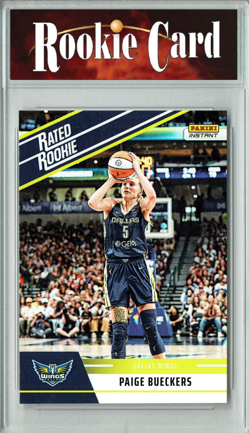Certified Mint+ Paige Bueckers 2025 WNBA Panini Instant #RRR1 Retro Rated Rookie Card Dallas Wings