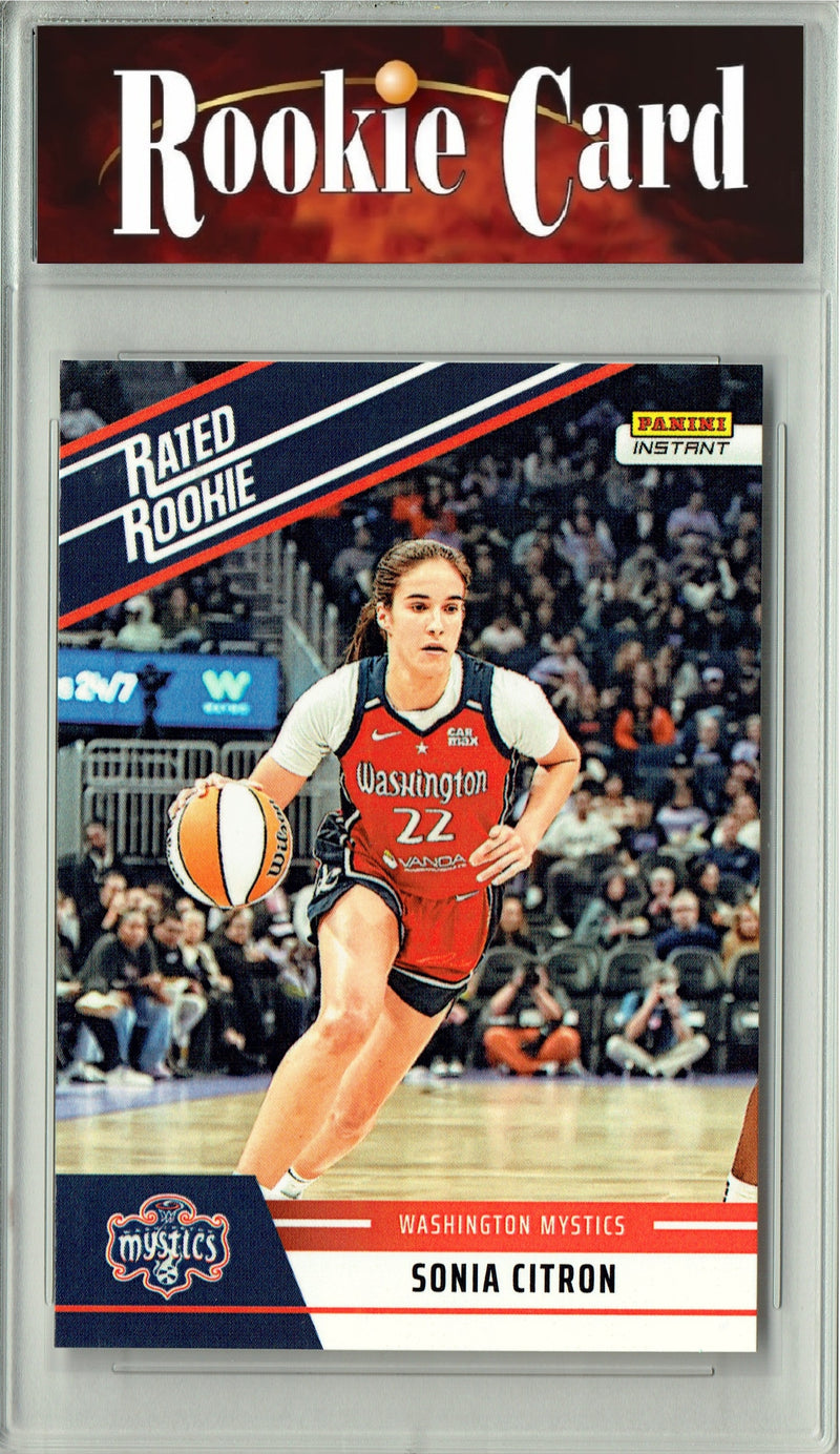 Certified Mint+ Sonia Citron 2025 WNBA Panini Instant #RRR2 Retro Rated Rookie Card Washington Mystics
