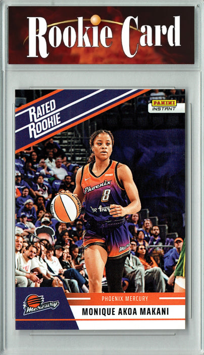 Certified Mint+ Monique Akoa Makani 2025 WNBA Panini Instant #RRR6 Retro Rated Rookie Card Phoenix Mercury