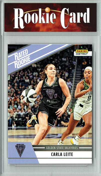 Certified Mint+ Carla Leite 2025 WNBA Panini Instant #RRR7 Retro Rated Rookie Card Golden State Valkyries