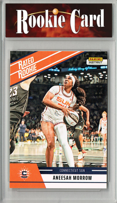 Certified Mint+ Aneesah Morrow 2025 WNBA Panini Instant #RRR8 Retro Rated Rookie Card Connecticut Sun