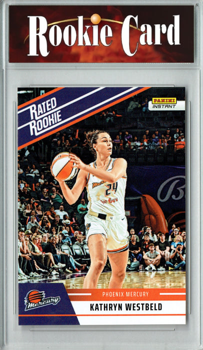Certified Mint+ Kathryn Westbeld 2025 WNBA Panini Instant #RRR12 Retro Rated Rookie Card Phoenix Mercury
