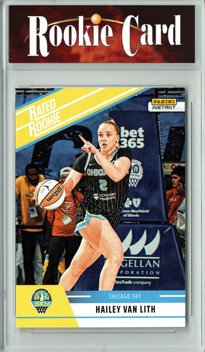Certified Mint+ Hailey Van Lith 2025 WNBA Panini Instant #RRR16 Retro Rated Rookie Card Chicago Sky