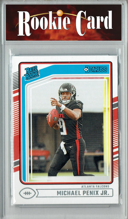 Certified Mint+ Michael Penix Jr. 2024 Donruss #308 Football Rookie Card Atlanta Falcons