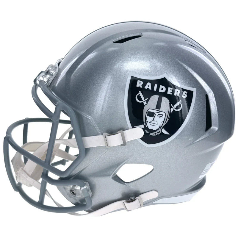 Rich Gannon Signed Oakland Raiders Full Size Speed Replica Helmet Inscribed IGM Beckett Las Vegas
