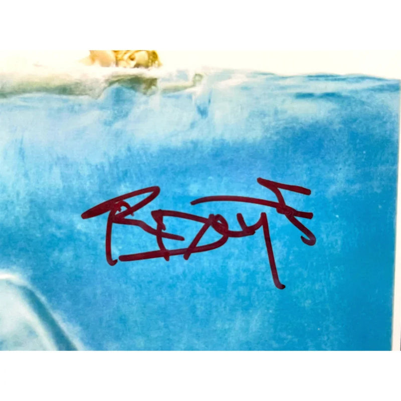 Richard Dreyfuss Autographed Jaws Bloody Bite Bite Framed Movie Poster JSA Photo Signed