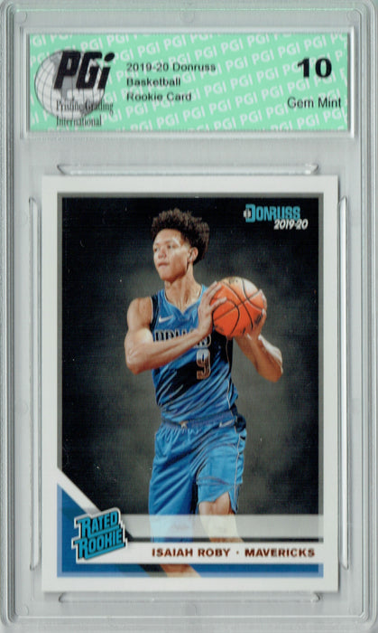 Isaiah Roby 2019 Donruss Basketball #235 Gem Mint Rookie Card PGI 10