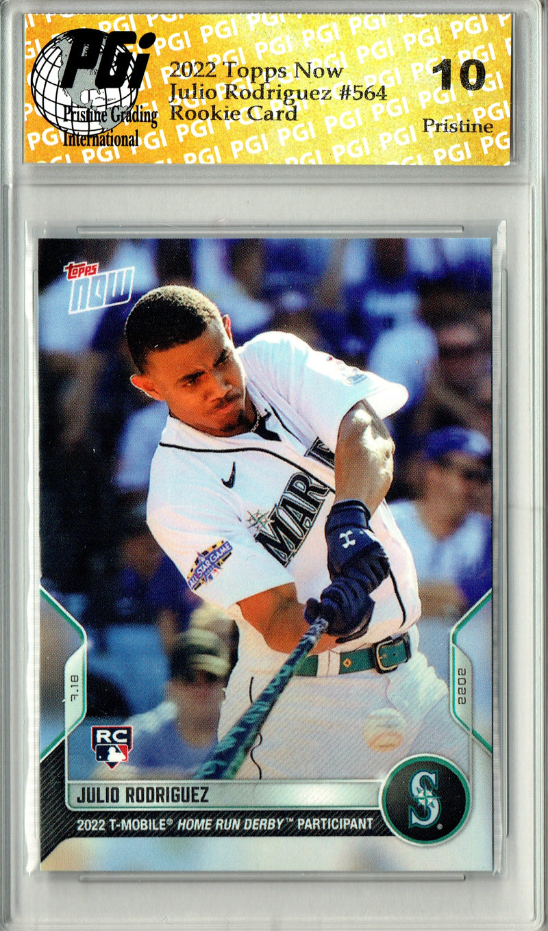 Julio Rodriguez 2022 Topps Now #564 PRISTINE Rookie Card PGI 10