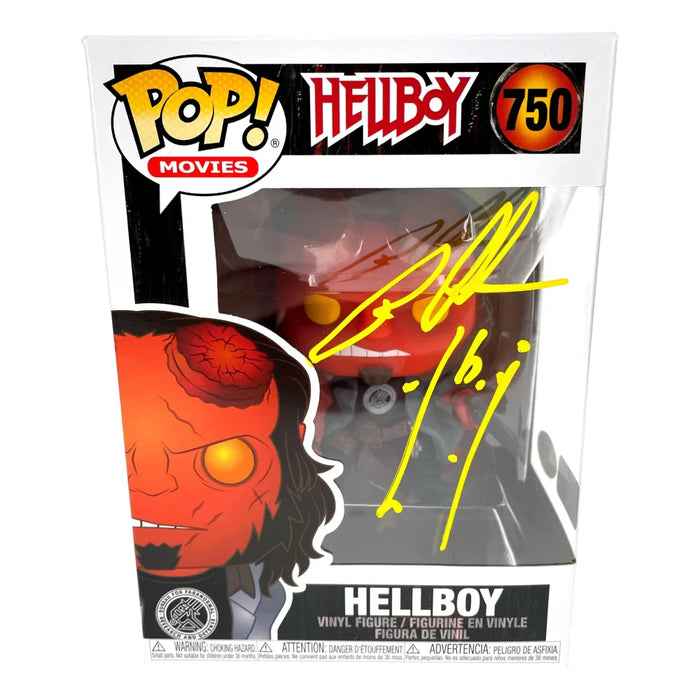 Ron Perlman Autographed Hellboy Funko Pop #750 Inscribed JSA IGM COA S ...