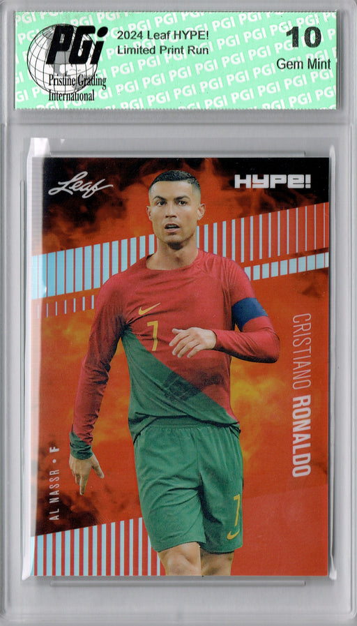 rare ronaldo cards Rarest Card trading card (card #110) of global soccer icon Cristiano Ronaldo Cristiano Ronaldo Rare Trading Card