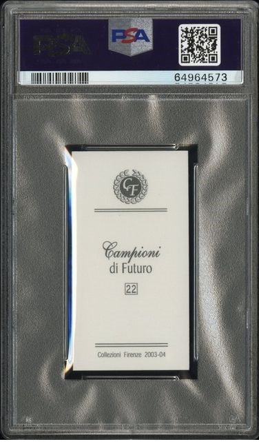 Cristiano Ronaldo PSA 9 2003 Campioni di Futuro #22 Red Back Rookie Card MINT