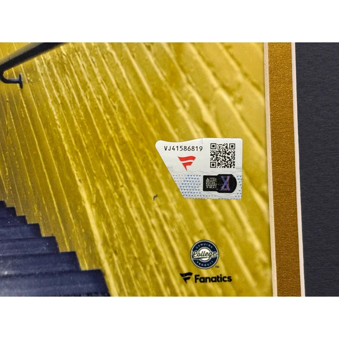 Rudy Ruettiger Autographed Notre Dame 8x10 Photo Framed Signed Fanatics COA Movie