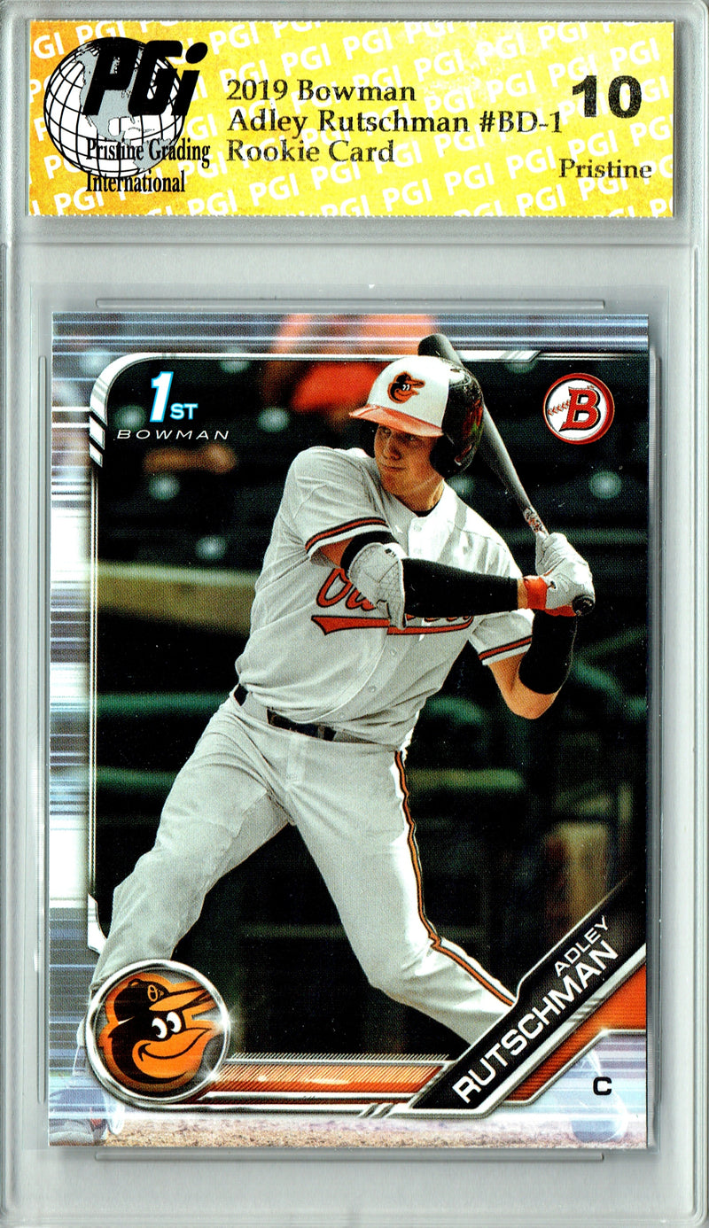 Adley Rutschman 2019 Bowman #BD-1 PRISTINE Rookie Card PGI 10