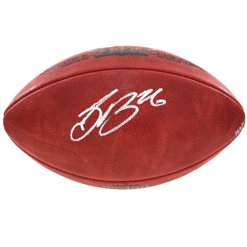Saquon Barkley Signed Eagles Super Bowl LIX Champions Official Duke Football #D/500 Etched