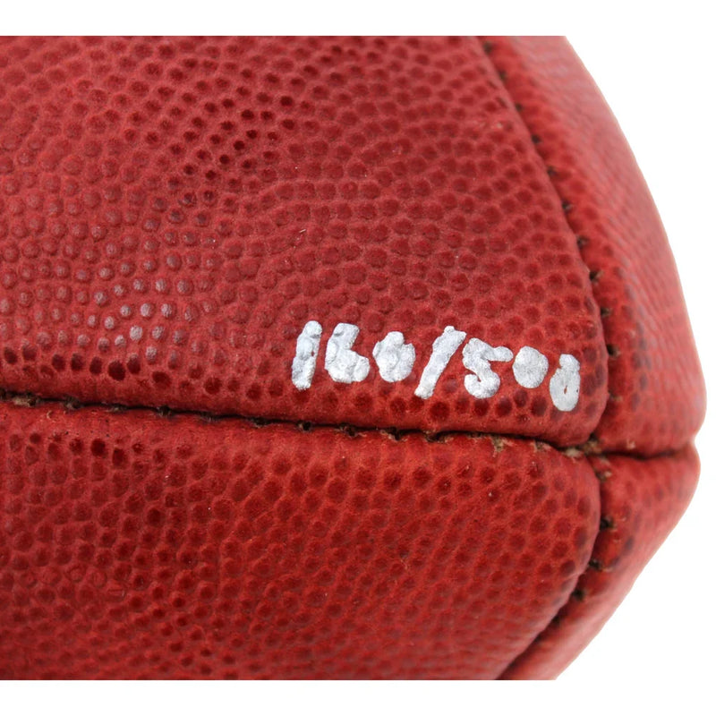 Saquon Barkley Signed Eagles Super Bowl LIX Champions Official Duke Football #D/500 Etched
